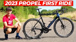 NEW 2023 Giant Propel Advanced SL FIRST RIDE REVIEW: 6.9kg Aero Race Bike!!!