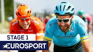 BinckBank Tour 2019 | Stage 1 Highlights | Cycling | Eurosport