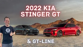 Is the NEW 2022 Kia Stinger GT & GT-Line a BETTER sport sedan?