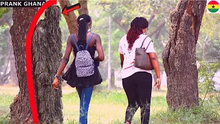 😂😂😂She Thought It Was A Tree! Hilarious Bushman Prank #70