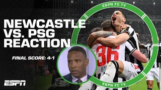 WHAT A NIGHT! 😤 Shaka Hislop reacts to Newcastle's 4-1 win over PSG in the UCL | ESPN FC