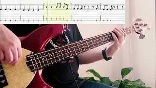 A  Ha -Take On Me Bass Cover  with TAB