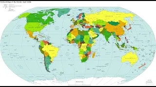 Continente și țări - reprezentări cartografice.  Harta politică a lumii -  lecție de geografie