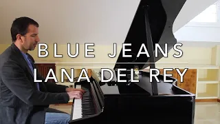 Blue Jeans - Lana del Rey - Piano cover by Jesús Acebedo (with lyrics on screen)