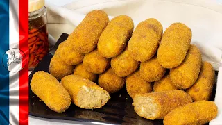 o melhor croquete de carne com massa de pão