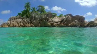 4k Snorkeling at St. Pierre / Praslin /Seychelles