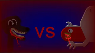 cartoon dog vs bridge worm (stick nodes)