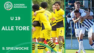 Dortmund & Hertha weiter nicht zu stoppen! | Alle Tore der A-Junioren-Bundesliga - Woche 9