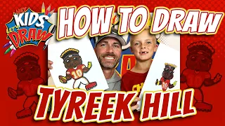 How to Draw Tyreek Hill for Kids