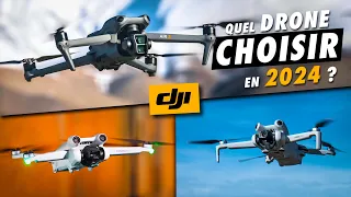 Quel DRONE DJI choisir en 2024 ? Le Guide d'achat et Comparatif ! (Mini 4 Pro, Air 3...)