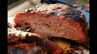 Smoked Brisket on an Offset Smoker (Stick Burner)