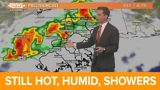 New Orleans Weather: Still hot, humid with a chance for t-storms