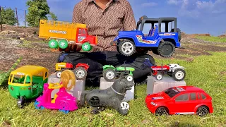 Die Cast Tractor 🚜 Model Unboxing | Mahindra Jeep Thar, Helikopter 🚁, Hmt, 🚘 Car, auto rickshaw