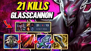 21 Kills Full Damage Shaco - Emerald Ranked S14 [League of Legends] Full Gameplay - Infernal Shaco