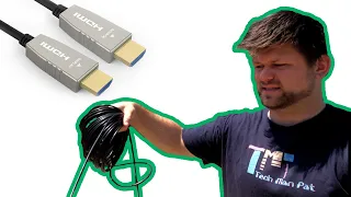How far can a Fibre Optic HDMI cable go? | TechManPat