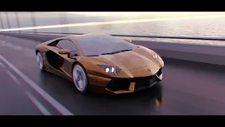 Lamborghini Aventador 3D Animation | Made in Blender 2023