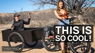 Building My Wife A Beach Bike Trailer - Part 2 | Handeeman