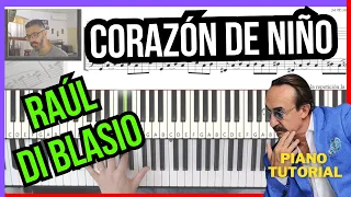 ¿ Cómo tocar "Corazón de niño"  de Raúl DI Blasio  en PIANO? Partitura en PDF + BRAILLE