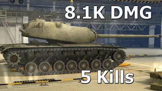 M103 · 8.1K Damage · 5 Kills · Wot Blitz