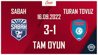 Sabah 3:1 Turan Tovuz | Misli Premyer Liqası, 7-ci tur | TAM OYUN