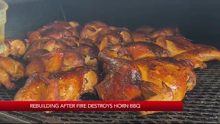 Rebuilding after fire destroys Horn BBQ