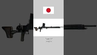 Evolution of Japan light machine gun #military #machinegun #japan #shorts