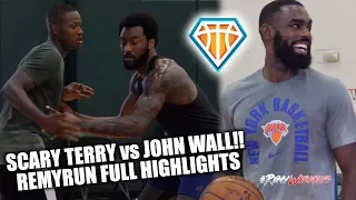 JOHN WALL vs SCARY TERRY ROZIER!! | RemyWorkouts Open Run feat Tim Hardaway Jr, Jahlil Okafor & More