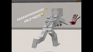 Minecraft SCP-096 running away from his problems | Perfectly Cut Scream! OwO