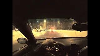 POV BMW M5 E39 Winter Driving in Lasnamae