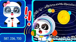 Little Panda's Space Adventure | Learn About Space Life And Solar System | Babybus Gameplay Video