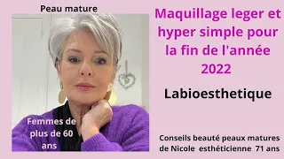 Maquillage léger et facile pour  Femmes de 60 ans qui se maquillent peu