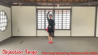 Objection Tango Line Dance - Choreographed by Adelaine Ade