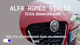 Essai Alfa Roméo Giulia TI 2.2 D 160 EAT8 , avouons qu'on la regrettera  vite...