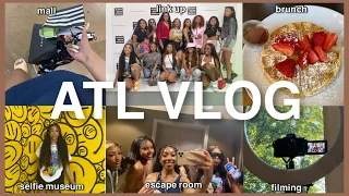 vlog: ATL GIRLS TRIP + YOUTUBE LINK ⎜brunch, escape room, mall, dinner & more!!