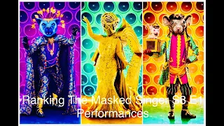 Ranking Masked Singer Season 8 Episode 2 Performances