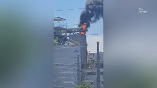 ADM plant evacuated in Clinton Wednesday morning due to fire