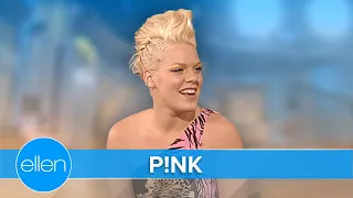 Pink’s First Appearance on the ‘Ellen’ Show (Full Interview)