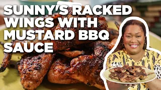 Sunny Anderson's Racked Wings with Mustard BBQ Sauce | The Kitchen | Food Network