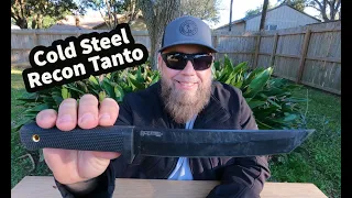 Cold Steel Recon Tanto SK5 / The Incredible Bouncing Blade!