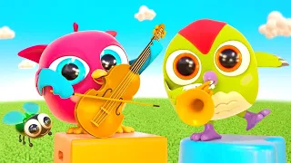 Baby cartoon & Hop Hop the owl learning videos for kids. Songs for kids & Nursery rhymes for babies.