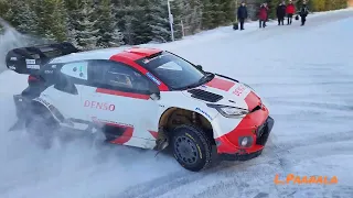 Kalle Rovanperä and Jonne Halttunen pre-event test Rally Sweden.