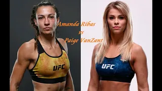 Amanda Ribas vs Paige VanZant fight highlights