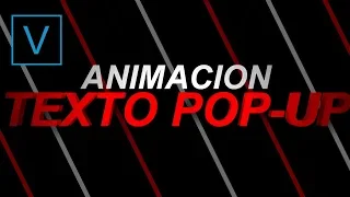 Animacion de Texto Pop Up en Sony Vegas || TUTORIAL