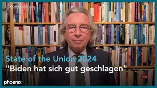 Politologe Prof. Jäger zur "State of the Union 2024" von US-Präsident Biden