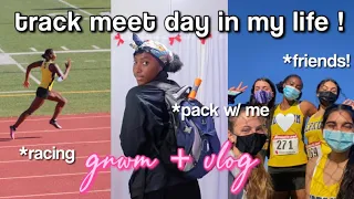 TRACK MEET DAY IN MY LIFE | GRWM + VLOG ! | AZARIA PURDY