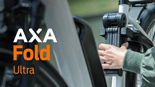 AXA Fold Ultra - Approved high quality folding lock for bicycles that are parked for a longer period