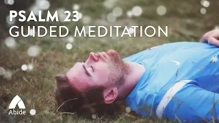 Sleep in Peace: Psalms 23 Guided Christian Meditation [Background Ambient Nature Crickets Sounds]
