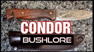Condor bushlore  ,  Bushcraft  knife ,camping , lightweight , Affordable , EDC ,condor.