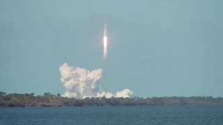 Amazing Falcon Heavy Launch And Booster Recovery 2-06-18