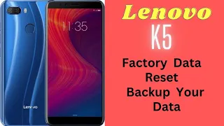 Lenovo K5 Factory Data reset | lenovo how to unlock pin without pc
